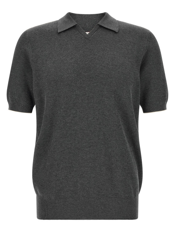 Поло BRUNELLO CUCINELLI English coast polo shirt (M29400015CB869) #1