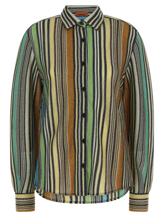 Рубашка, блузка MISSONI Lamé viscose shirt (DS26SJ0ZBR0158S72Q7) #1