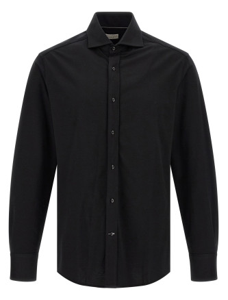 Рубашка, блузка BRUNELLO CUCINELLI French collar shirt