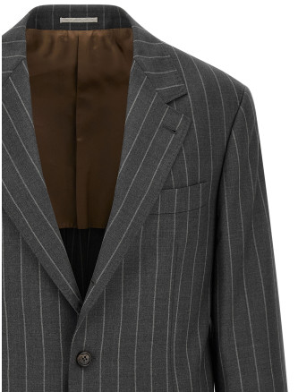 Блейзер BRUNELLO CUCINELLI Pinstripe blazer (MG4657BTCC002) #
