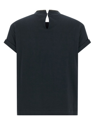 Футболка BRUNELLO CUCINELLI 'Shiny Collar' (M0T18BD200C4224) #
