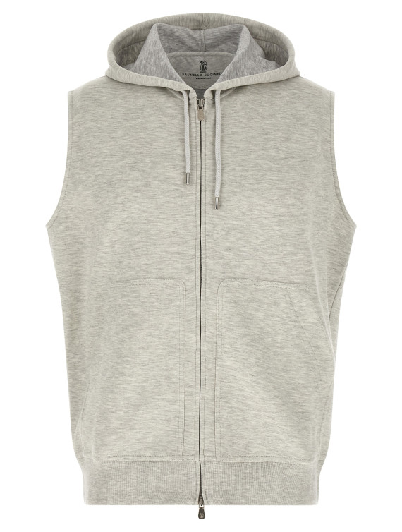 Жилет BRUNELLO CUCINELLI Hooded vest (MM8319079GC1250) #1