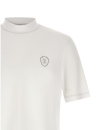 Футболка BRUNELLO CUCINELLI Techno piquet t-shirt (MW8641310FC159) #