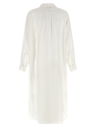 Макси POLO RALPH LAUREN 'Maxi boyfriend shirt' (21564379CREAM) #