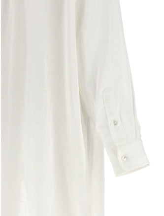 Макси POLO RALPH LAUREN 'Maxi boyfriend shirt' (21564379CREAM) #