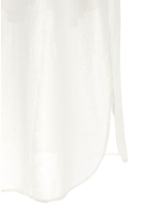 Макси POLO RALPH LAUREN 'Maxi boyfriend shirt' (21564379CREAM) #