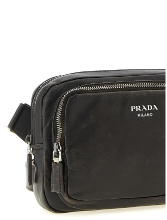 Сумка через плечо PRADA Aged nappa leather crossbody bag (2VH218VOOO2C75F0003) #