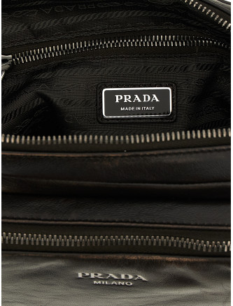 Сумка через плечо PRADA Aged nappa leather crossbody bag (2VH218VOOO2C75F0003) #