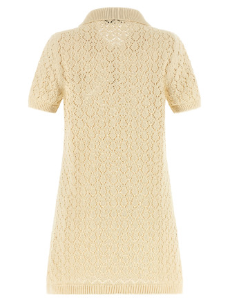 Мини MIU Openwork cotton dress (MMA939SOOO191AF0304) #