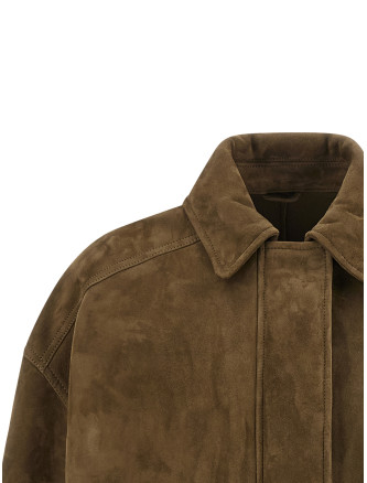 Кожаная куртка BRUNELLO CUCINELLI 'Shiny Zipper Pull' (MPCAI7594PC9801) #