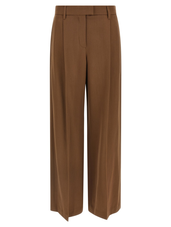Брюки BRUNELLO CUCINELLI Loose leg pants (MP548P8884C832) #1