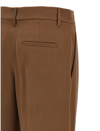 Брюки BRUNELLO CUCINELLI Loose leg pants (MP548P8884C832) #