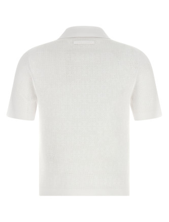 Поло TORY BURCH Pointelle viscose polo shirt (182085100) #