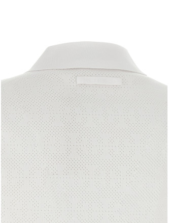 Поло TORY BURCH Pointelle viscose polo shirt (182085100) #