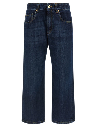 Джинсы BRUNELLO CUCINELLI Cropped jeans