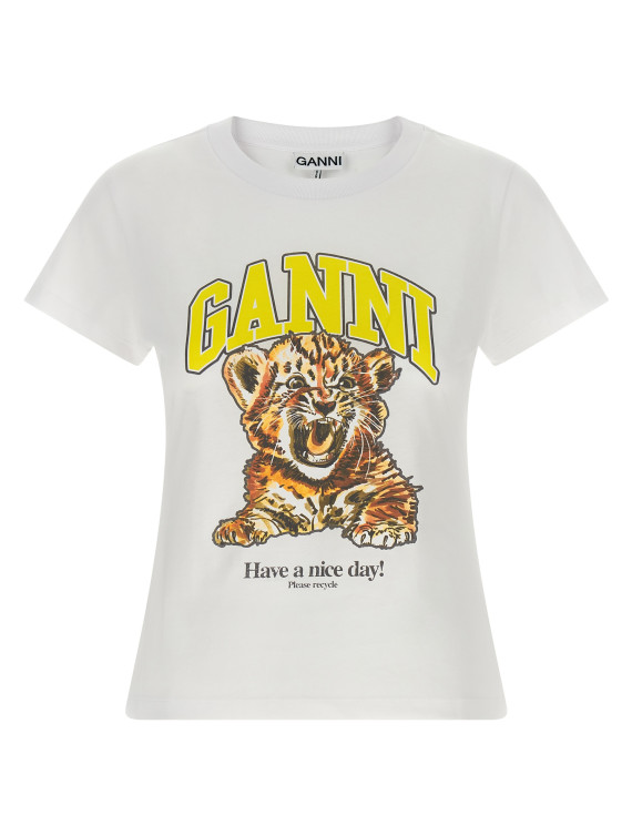 Футболка GANNI 'Tiger' (A1050258151) #1