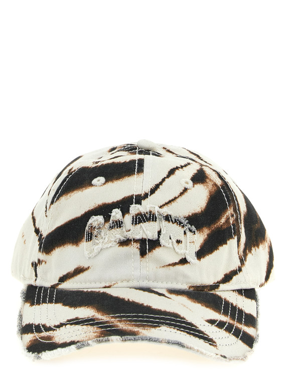 Шляпа GANNI Animal print cap (B3020236135) #1
