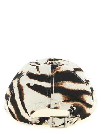Шляпа GANNI Animal print cap (B3020236135) #