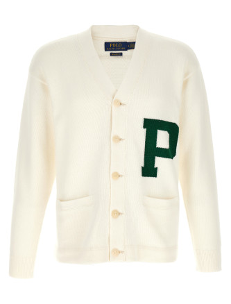 Свитер, кардиган POLO RALPH LAUREN Letter intarsia cardigan