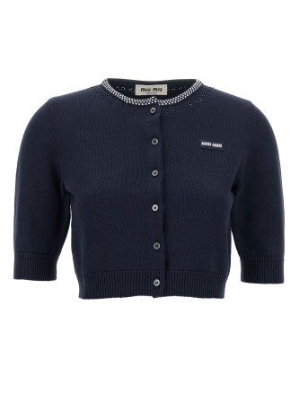 Свитер, кардиган MIU Cropped cardigan