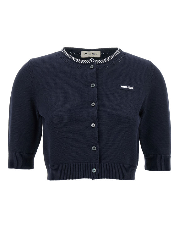 Свитер, кардиган MIU Cropped cardigan (MMF02RSOOO191VF022X) #1