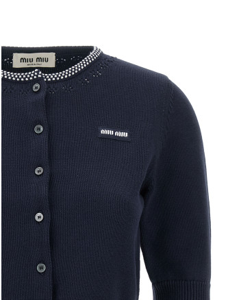 Свитер, кардиган MIU Cropped cardigan (MMF02RSOOO191VF022X) #