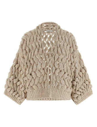 Свитер, кардиган BRUNELLO CUCINELLI 'Dazzling Cable'
