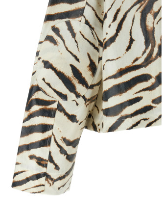 Повседневная куртка GANNI Laminated fabric jacket (A1130009135) #