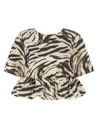 'Zebra Denim' top