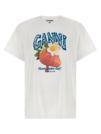 Футболка GANNI 'Strawberry'