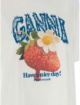 Футболка GANNI 'Strawberry' (A1050201151) #