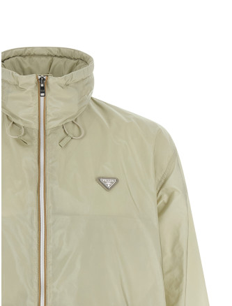 Повседневная куртка PRADA Re-Nylon Feather Windbreaker (SGD109SOOO1WQ9F0AU1) #