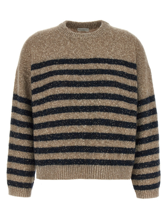 Свитер, кардиган BRUNELLO CUCINELLI 'Dazzling Stripes' (MGY563700PCCJ15) #1