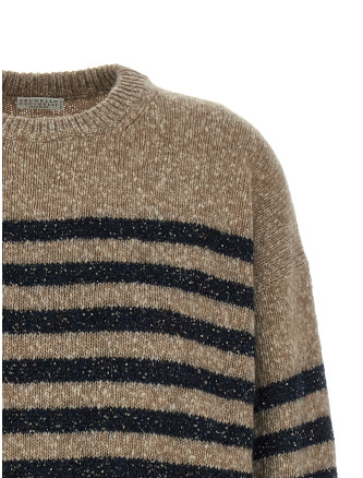 Свитер, кардиган BRUNELLO CUCINELLI 'Dazzling Stripes' (MGY563700PCCJ15) #