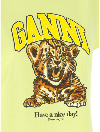 Футболка GANNI 'Tiger' (A1050249ZZ7) #