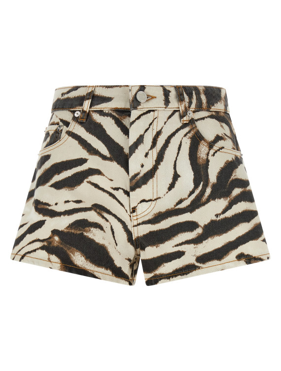 Бермуды, шорты GANNI 'Zebra Denim' (A1110096135) #1