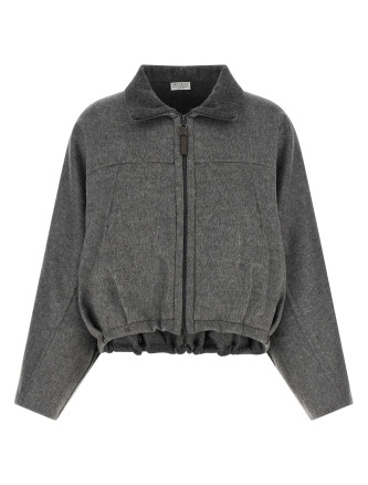 'Shiny Zipper Pull' jacket