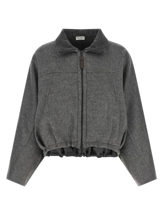 Повседневная куртка BRUNELLO CUCINELLI 'Shiny Zipper Pull' (MP565B3F06C6081) #1