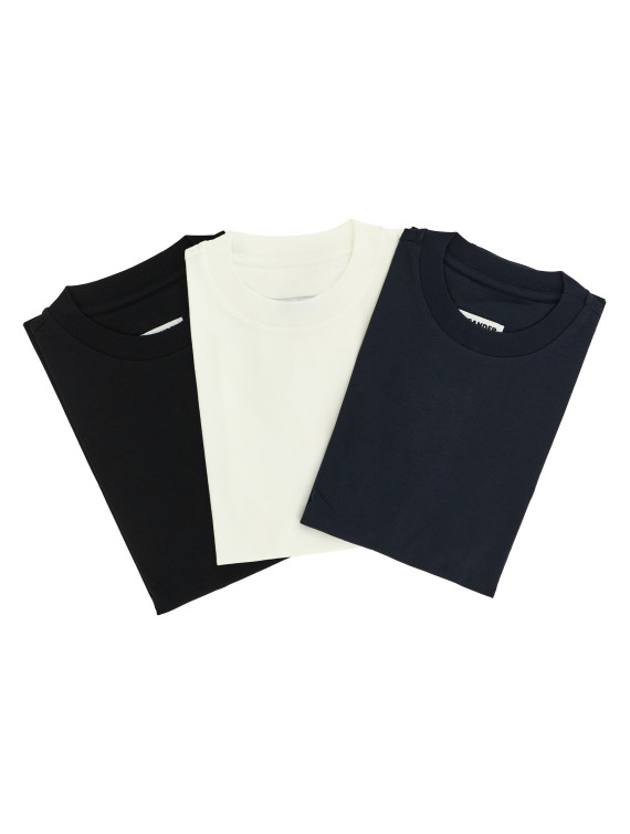 Футболка JIL SANDER 3-pack Logo embroidery T-shirt (J02GC0161JTN254000) #1
