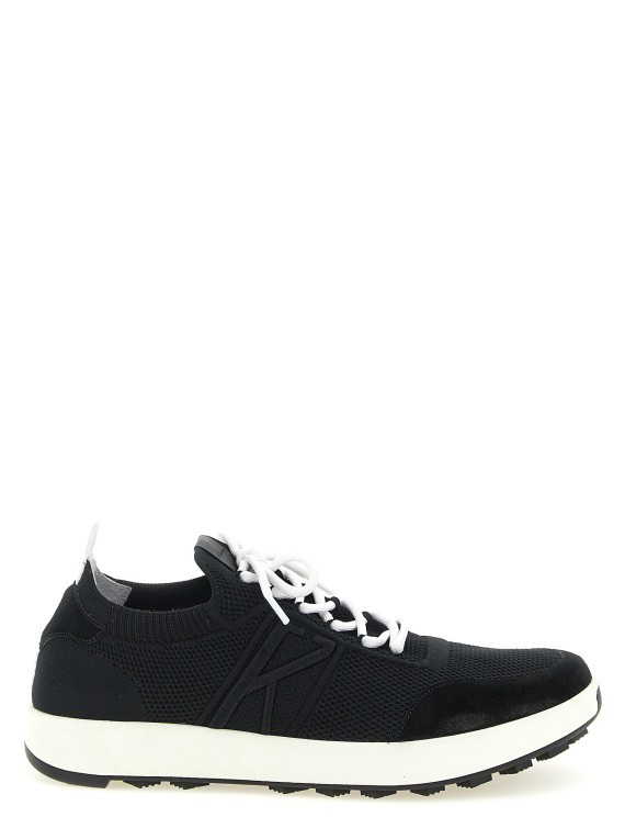 Кроссовки KITON Technical cotton sneakers (USSA031N012172400P) #1