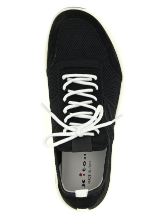 Кроссовки KITON Technical cotton sneakers (USSA031N012172400P) #