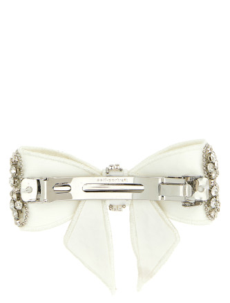Аксессуар для волос SELF PORTRAIT 'Crystal Embellished Bow' (PF26634HWWHITE) #