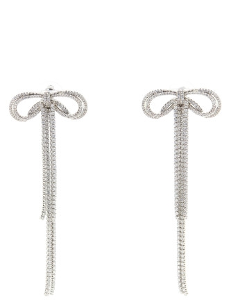 'Double Crystal Bow' earrings