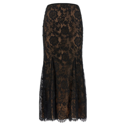 Миди SELF PORTRAIT 'Black Lace Midi'