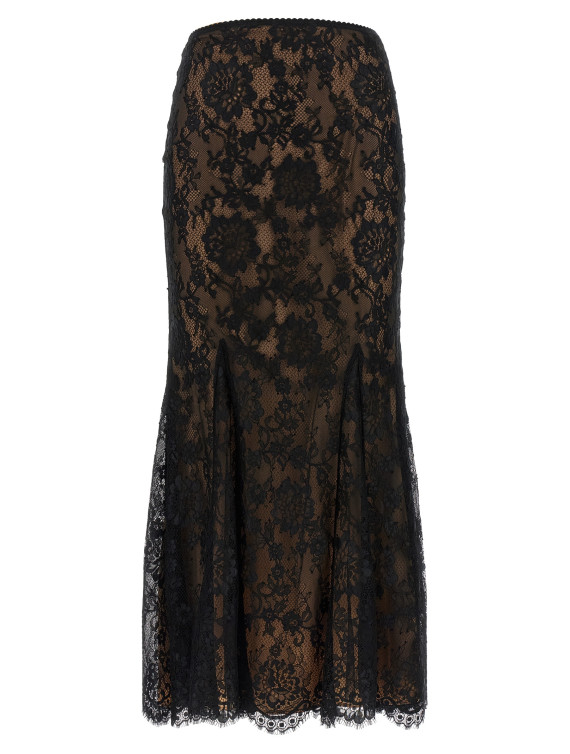 Миди SELF PORTRAIT 'Black Lace Midi' (PF26032MSKBBLACK) #1