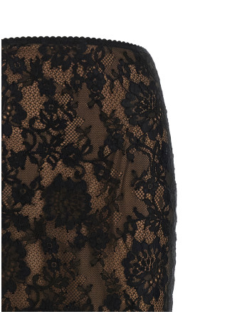 Миди SELF PORTRAIT 'Black Lace Midi' (PF26032MSKBBLACK) #
