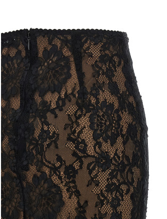 Миди SELF PORTRAIT 'Black Lace Midi' (PF26032MSKBBLACK) #