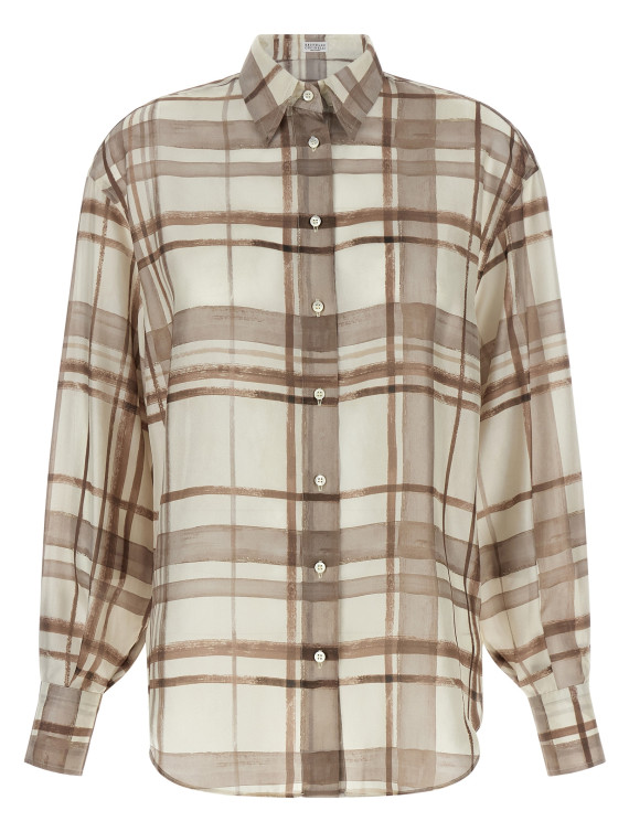 Рубашка, блузка BRUNELLO CUCINELLI Silk shirt (MP968NN406C015) #1