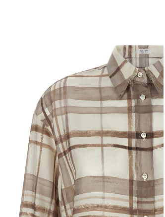 Рубашка, блузка BRUNELLO CUCINELLI Silk shirt (MP968NN406C015) #
