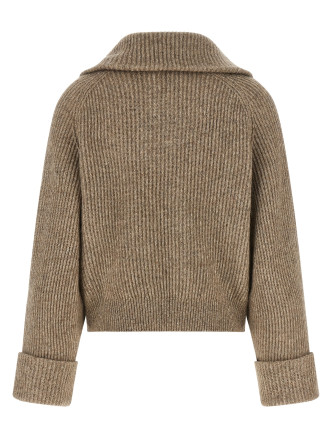 Свитер, кардиган BRUNELLO CUCINELLI 'Shiny Zipper Pull' (MTX755606PC9928) #